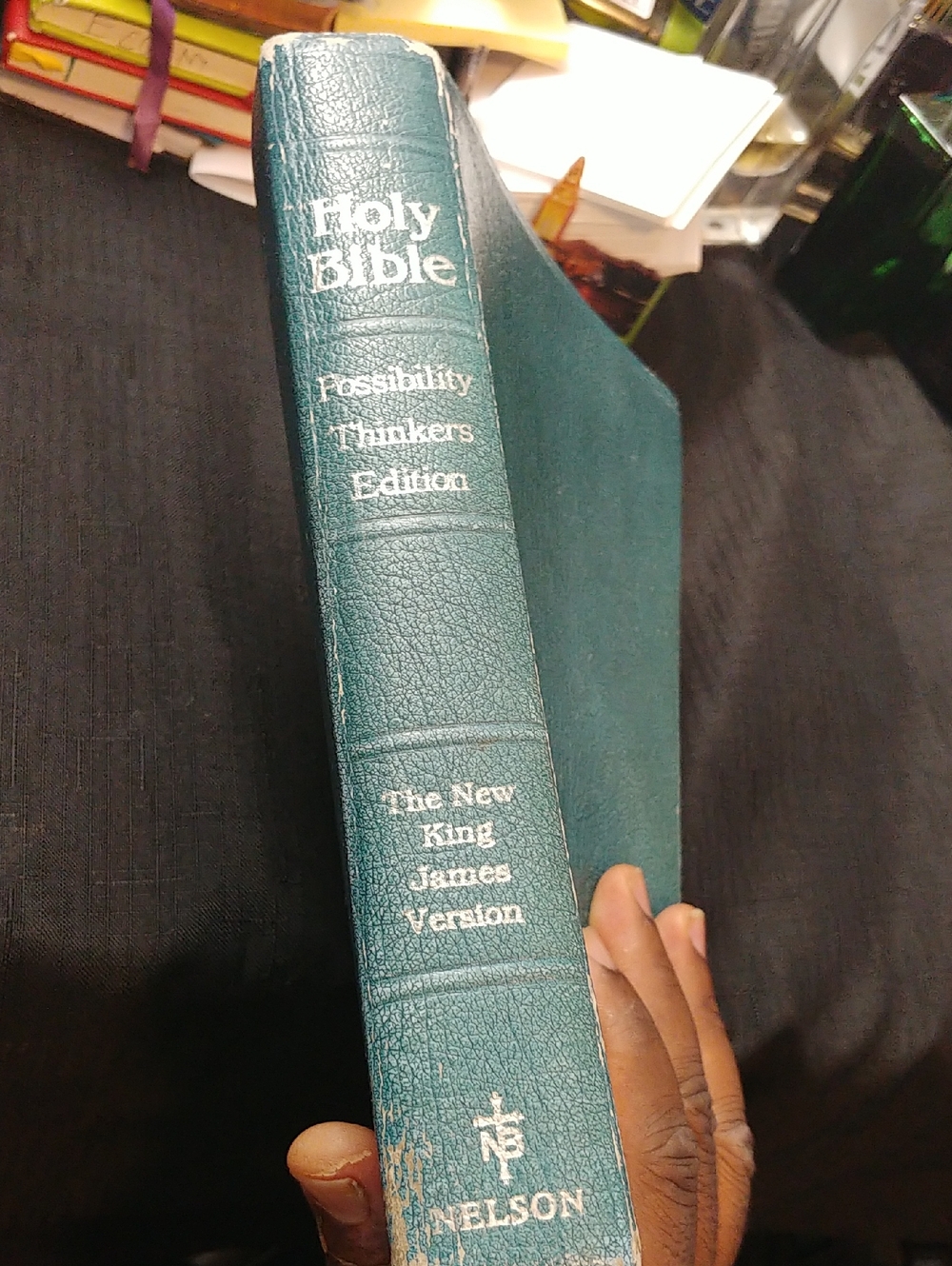 Possibility Thinkers Holy Bible The New King James Version Teal Cover 1984 Ed